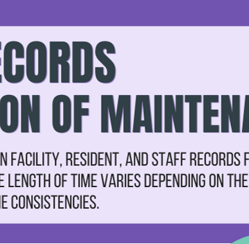 The ALF Records Duration of Maintenance infographic highlights consistencies across record keeping regulations.